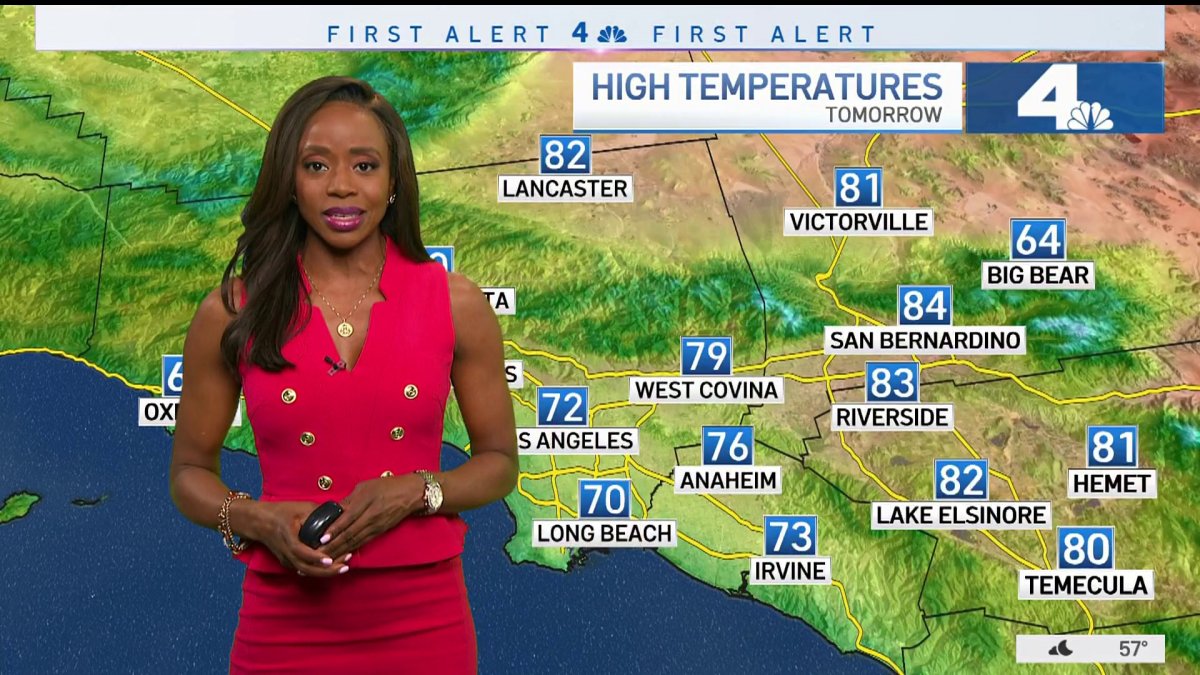 First Alert Weather: Temperatures Again Start to Dip – NBC Los Angeles