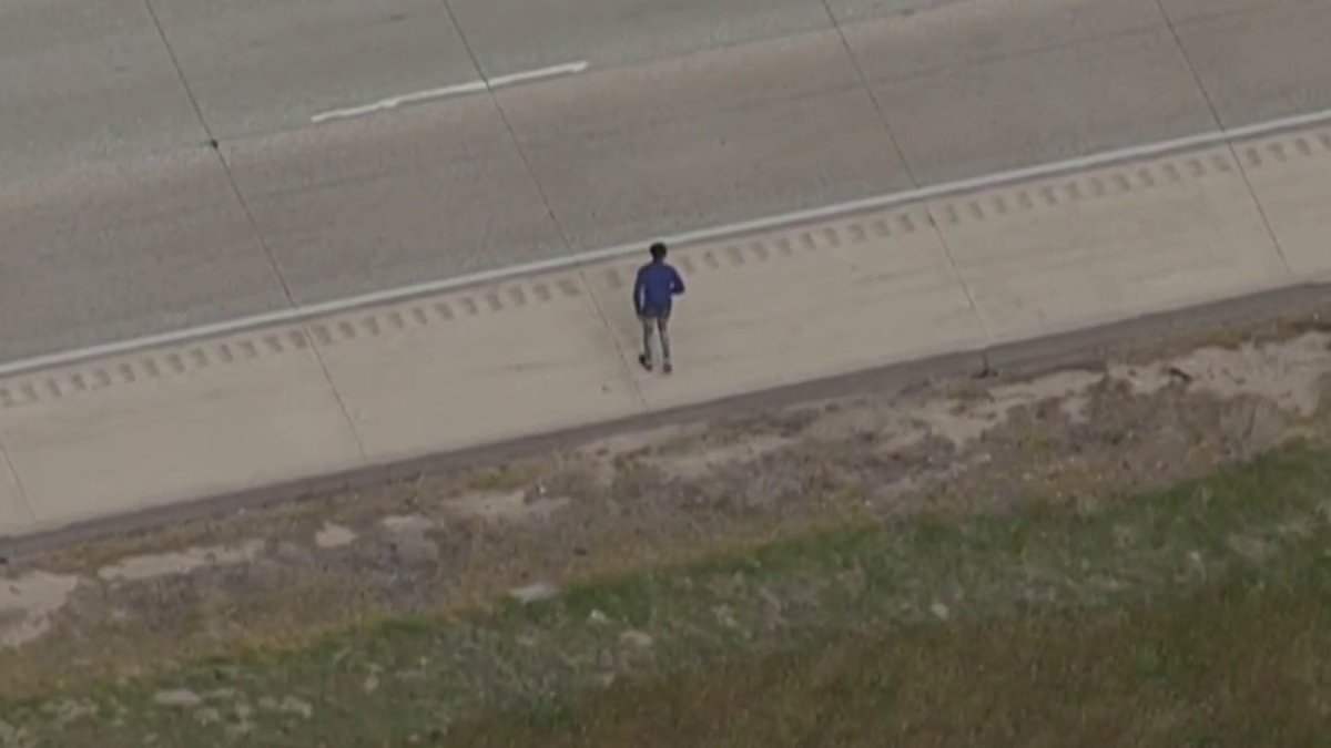 Driver Ditches Car During Pursuit, Runs Across Highway in Gorman Area