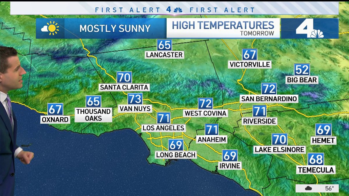 First Alert Weather: Warming Trend Set to Begin – NBC Los Angeles