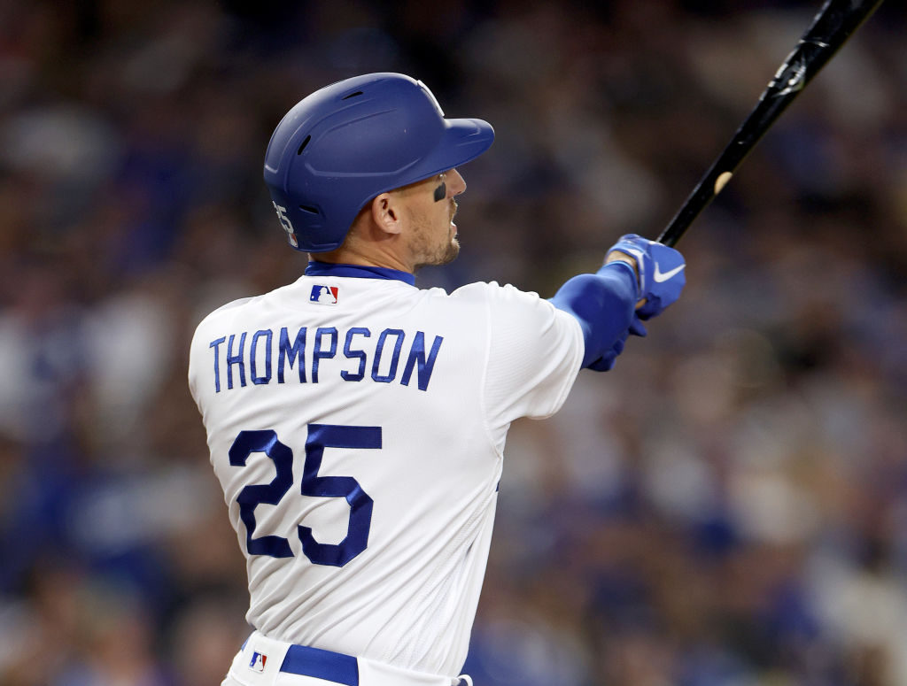 Trayce Thompson crushes a grand slam to give the Dodgers a 5-0 lead vs. the  Diamondbacks in the first inning