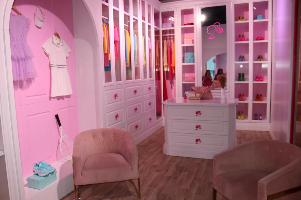 real barbie dream house closet