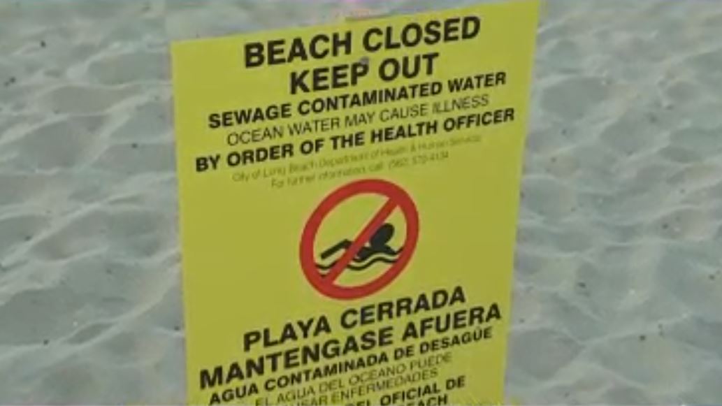 250 000 Gallon Sewage Spill Into LA River Closes Beaches in Long Beach