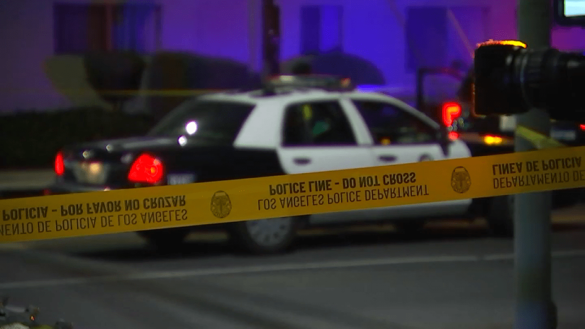 洛杉矶南部LAPD巡逻车导致行人死亡