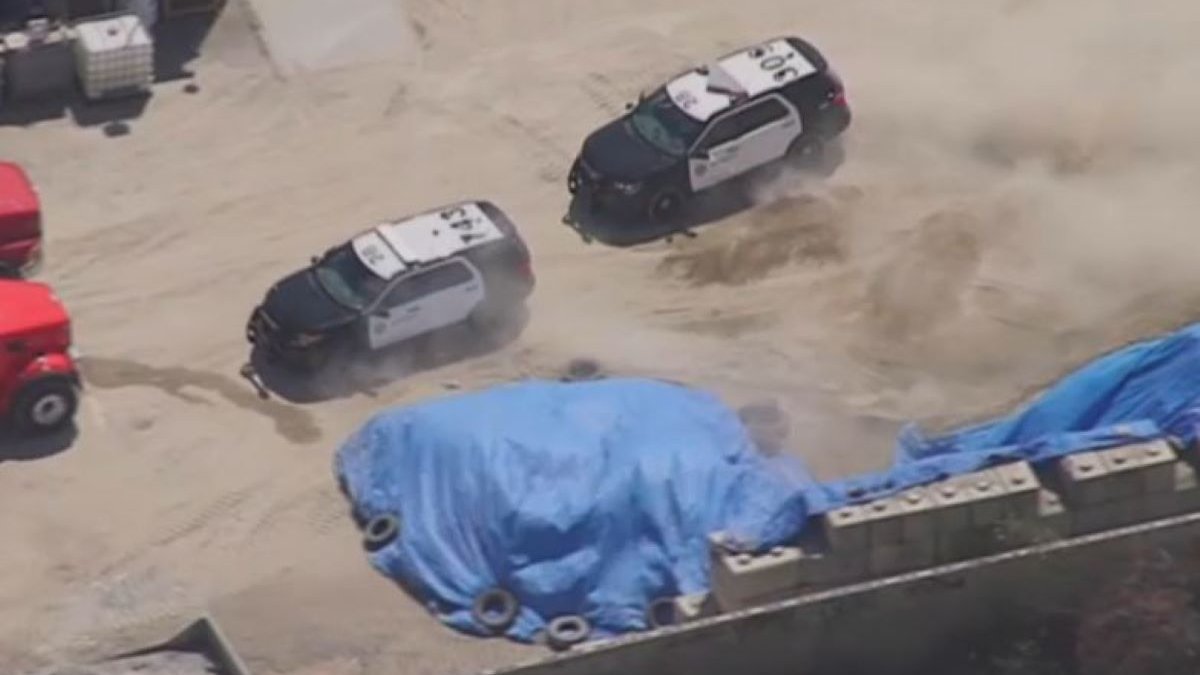 Deputies Pursue Stolen Sheriffs Department Suv In La Orange Counties 5145