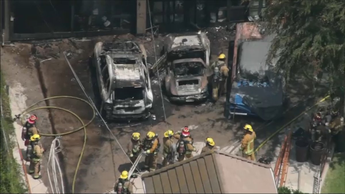 Man Found Dead After Cars Go Up in Flames at Los Feliz Home NBC Los