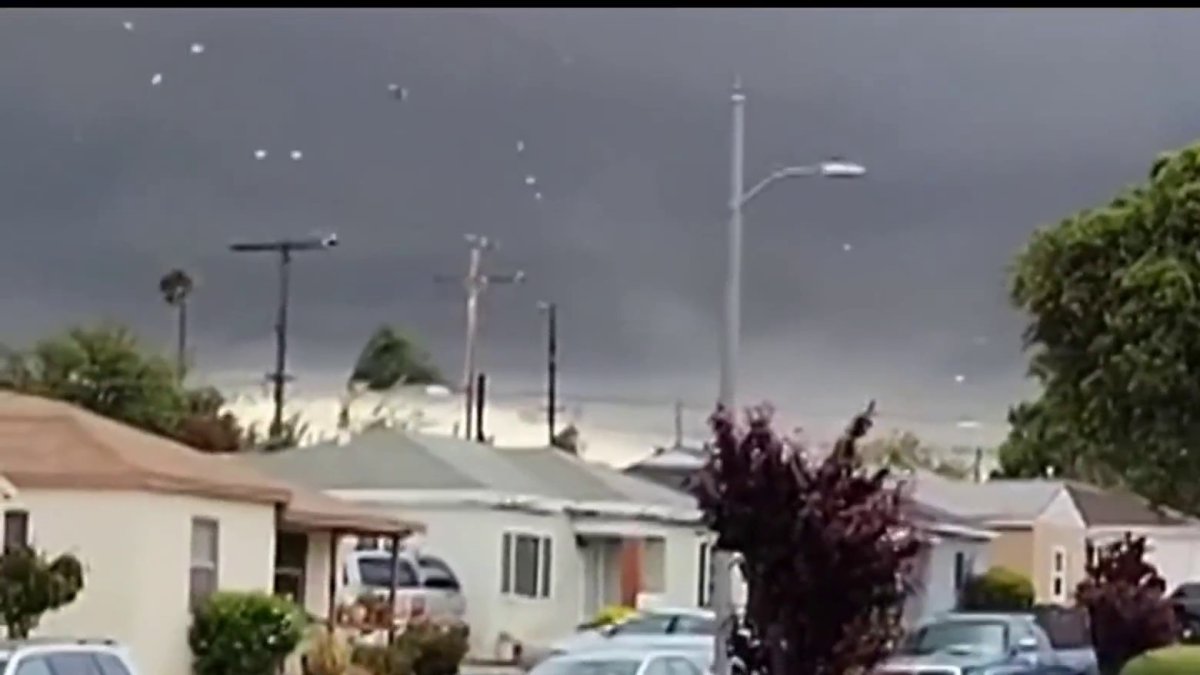 Tornadoes Leave Damage in Carson and Compton NBC Los Angeles