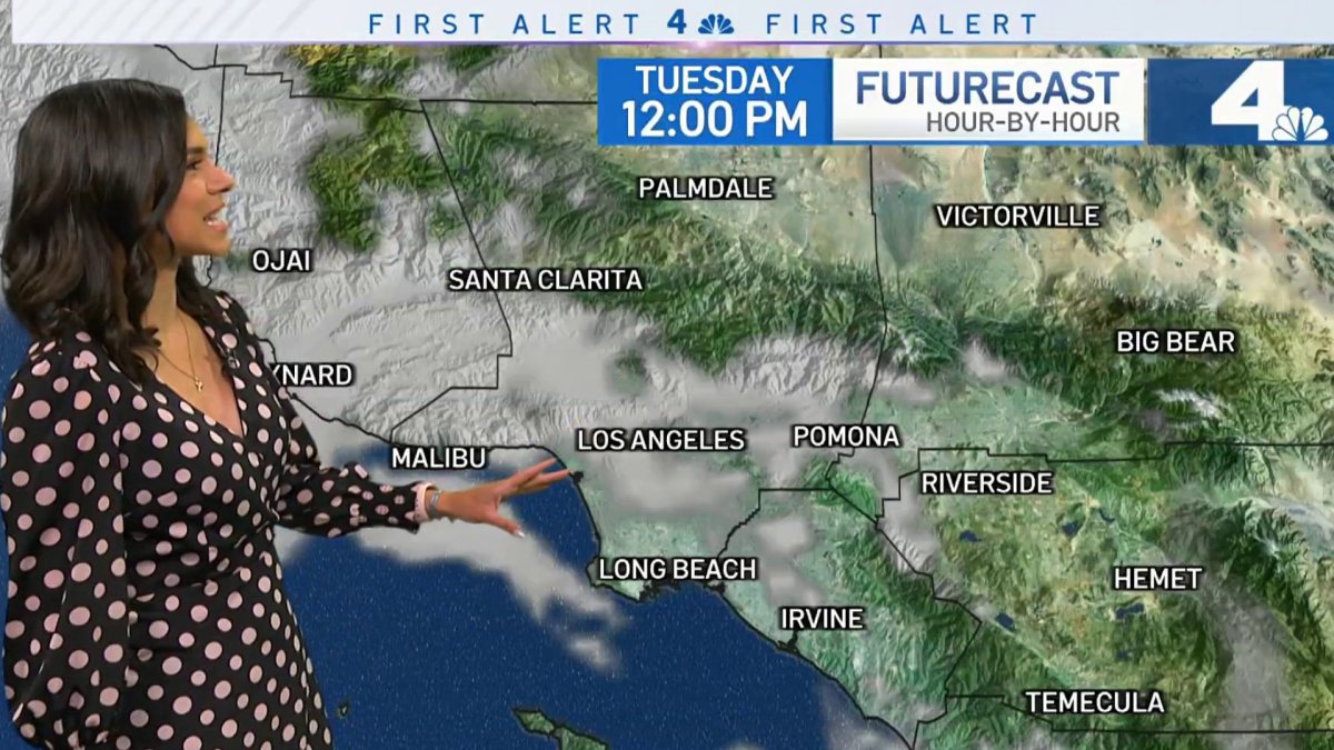 First Alert Forecast: Cool and Cloudy – NBC Los Angeles