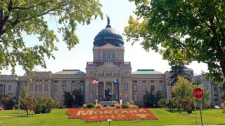 Montana State Capitol building Helena Montana.