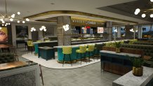 In fall 2023, during the reimagining of Disney Paradise Pier Hotel into Pixar Place Hotel at the Disneyland Resort in Anaheim, Calif., a modern American eatery, Great Maple, will open a flagship restaurant on the first floor of the hotel. Great Maple will also and operate other food and beverage locations throughout the hotel. Great Maple specializes in upscale comfort food with a twist, serving fresh takes on American classics for breakfast, lunch and dinner. (Artist Concept/Great Maple)