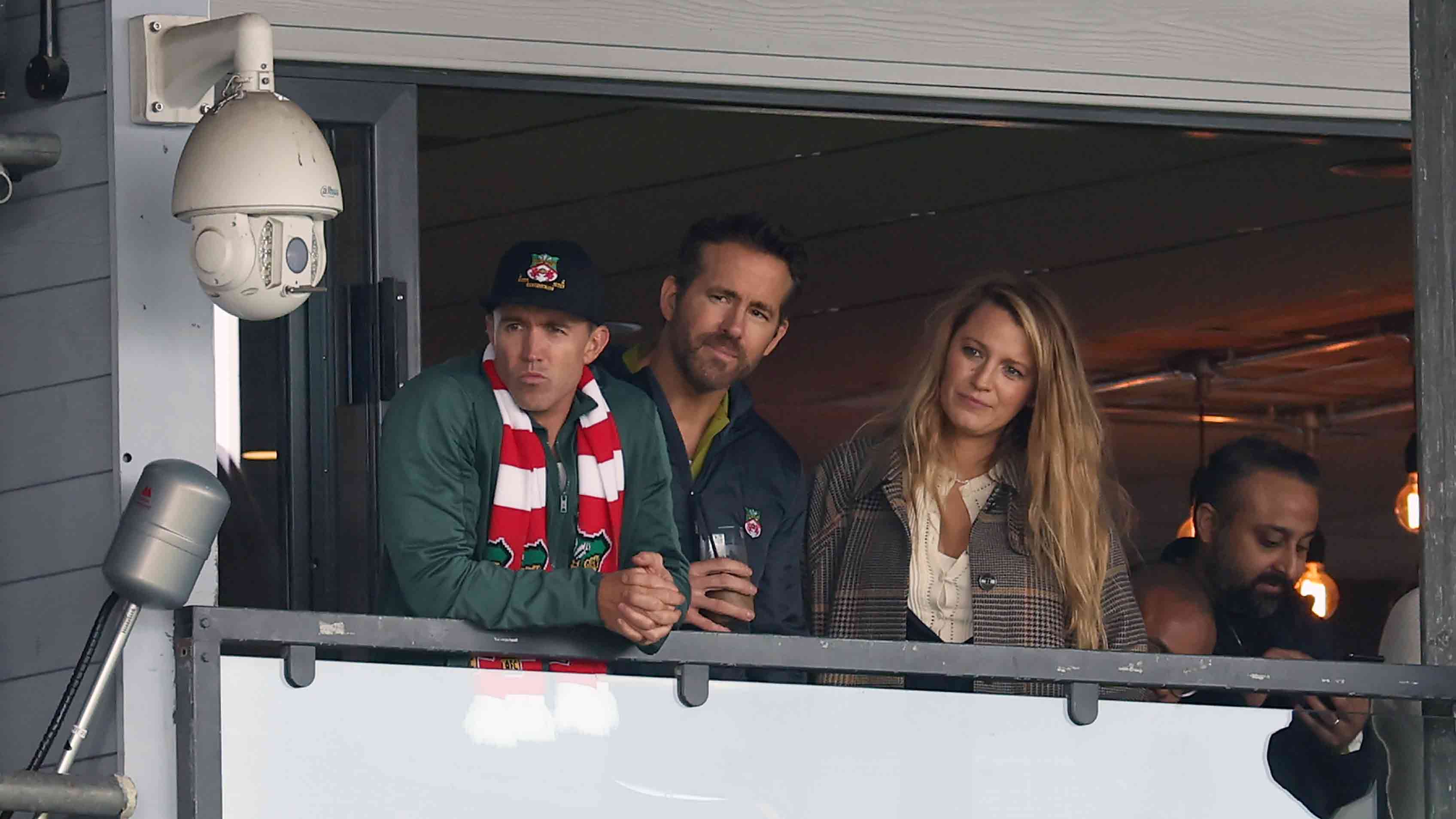 Ryan Reynolds and Blake Lively at Wrexham women's game