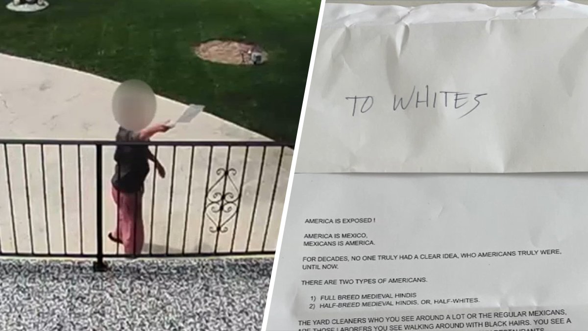 'To Whites': North Hollywood couple baffled by racist letter – NBC Los Angeles - Vimarsana News