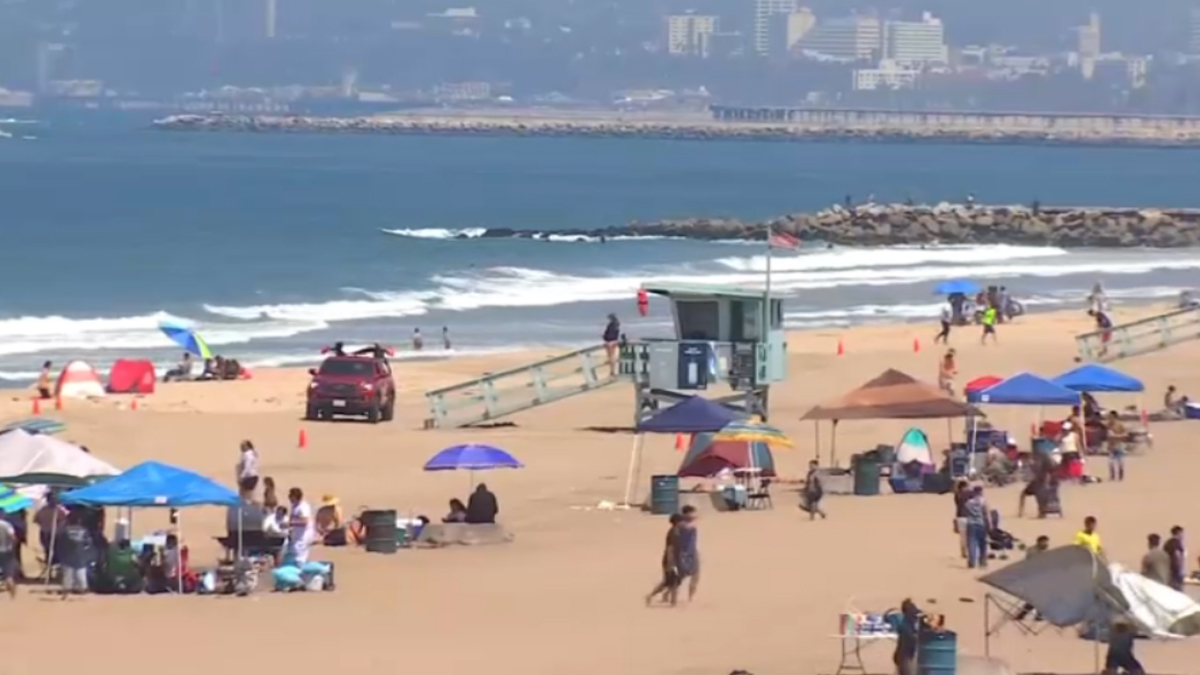 Man shot in the face at Dockweiler Beach NBC Los Angeles