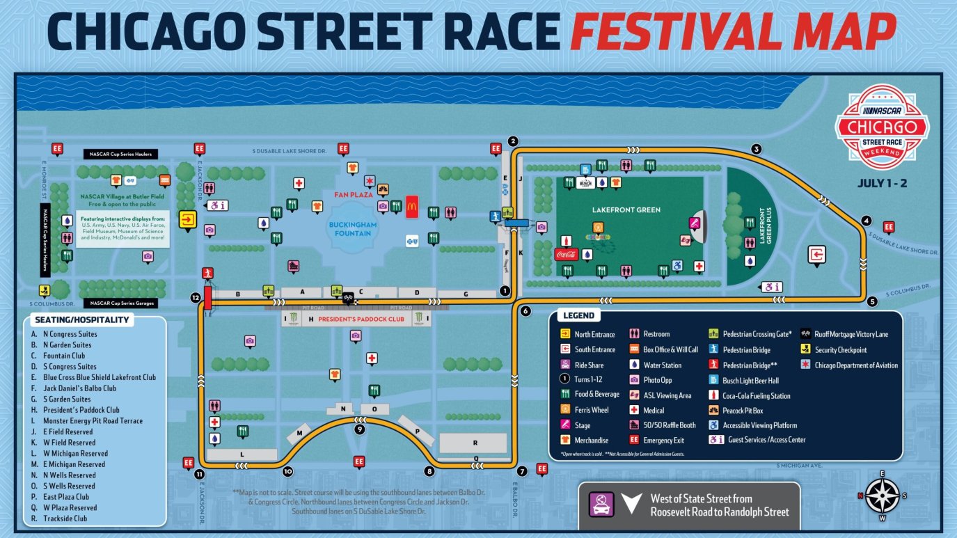 Nascar Tracks Map 2025