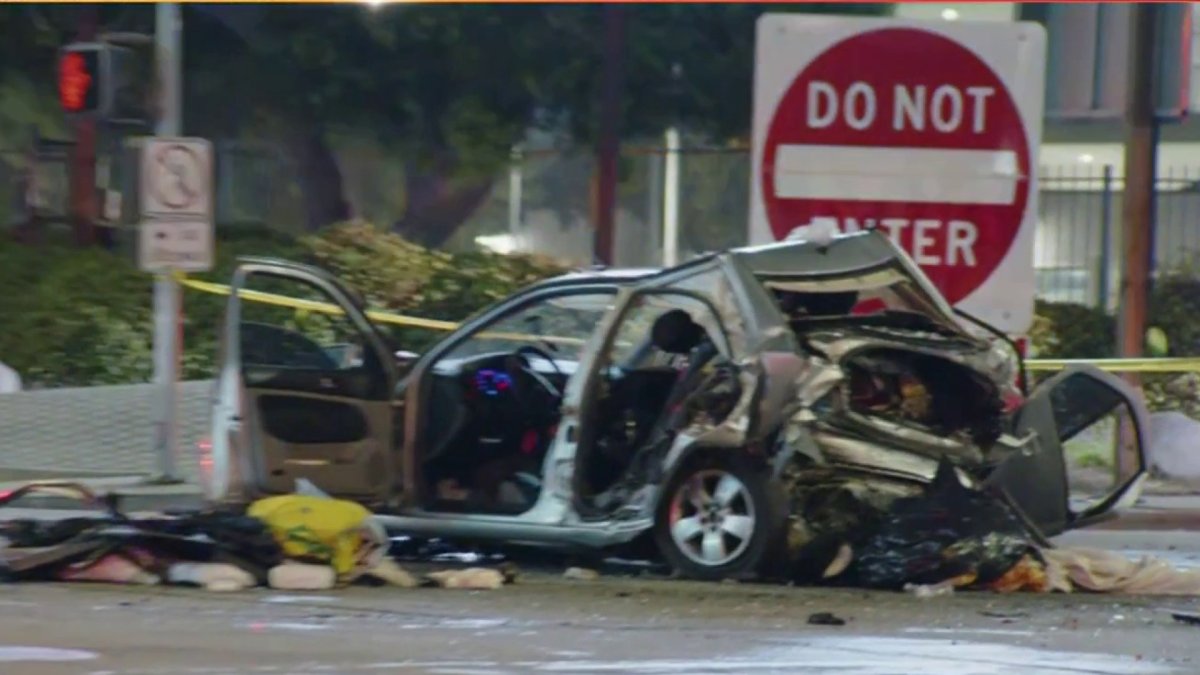 One Dead, 4 Injured in Pasadena Pursuit Crash – NBC Los Angeles
