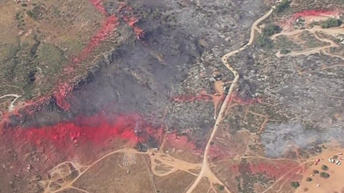 Evacuation orders due to Juniper Fire in Perris NBC Los Angeles