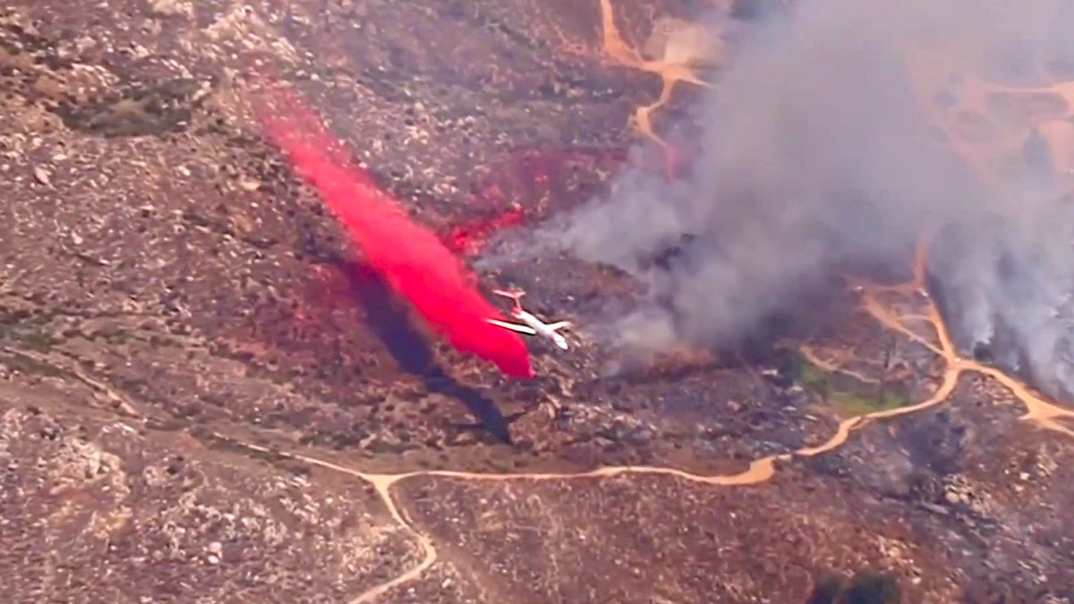 Brush fire burns 12 acres in Moreno Valley area NBC Los Angeles