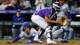 Los Angeles Dodgers v Colorado Rockies
