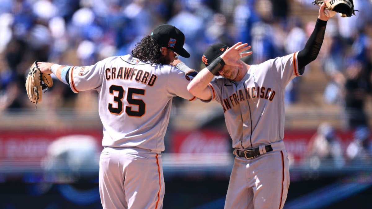 Giants sweep Dodgers in Los Angeles for first time since 2012 – NBC Los  Angeles