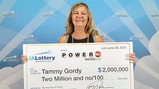 Tammy Gordy, winner of $2 million Powerball.