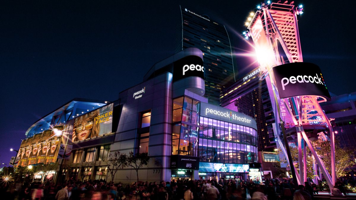 L.A. Live’s concert venuue to be renamed Peacock Theater NBC Los Angeles