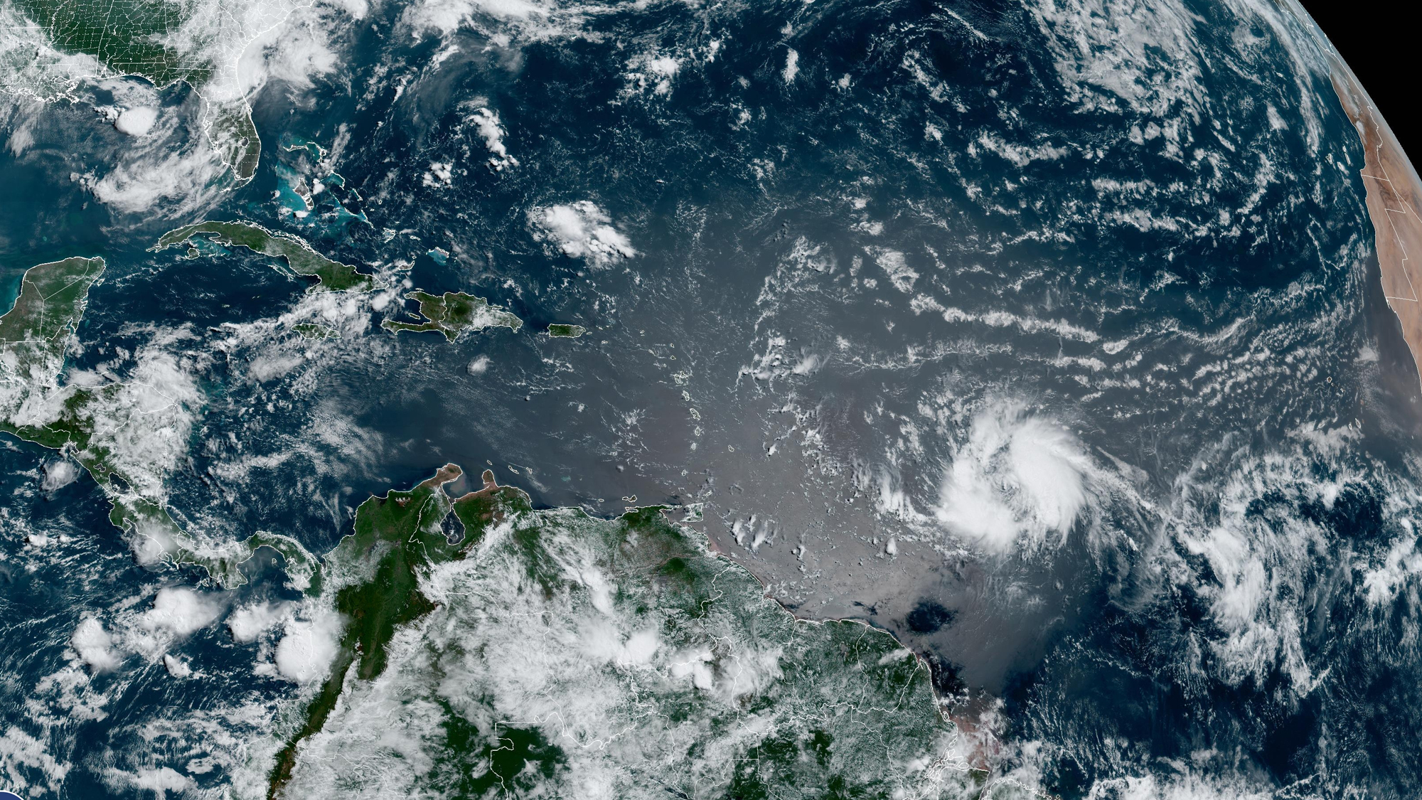 Tropical Storm Bret no more; storm falls apart in the Caribbean