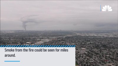 Fire Damages Signal Hill Heating and Cooling Business – NBC Los Angeles