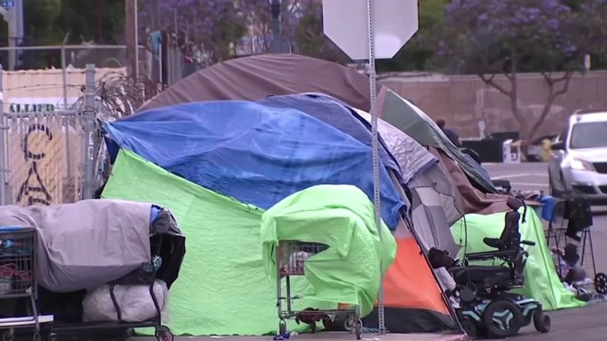 Homeless encampment