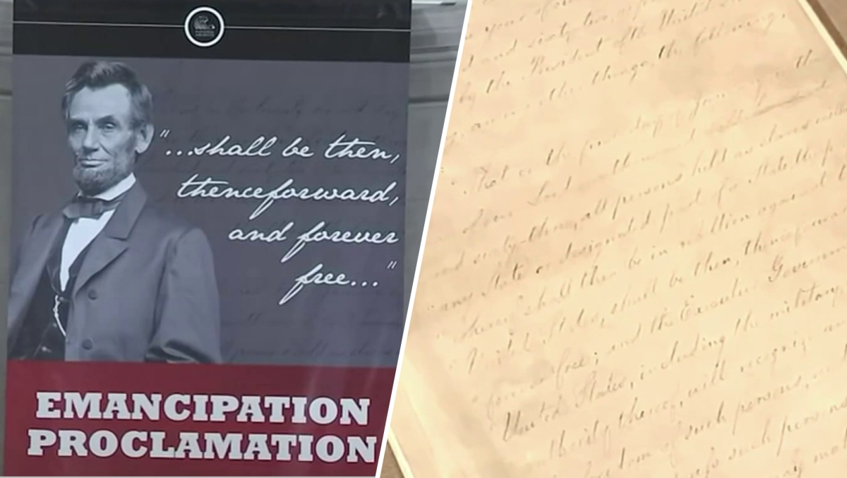 Emancipation Proclamation Will Be Displayed in DC – NBC Los Angeles - Vimarsana News