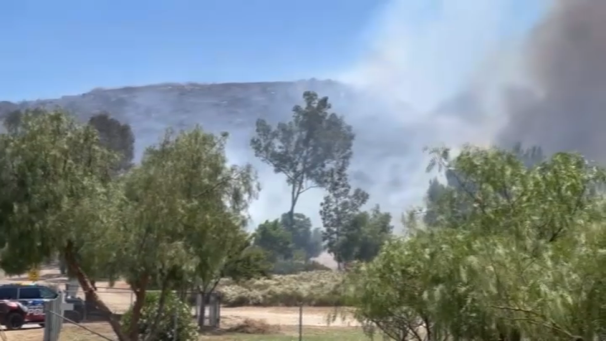 Evacuations lifted for Garbani fire in Menifee – NBC Los Angeles