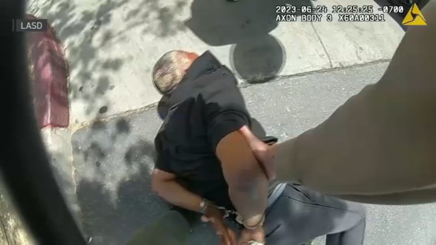 The Los Angeles County Sheriff’s Department launched an internal investigation into a deputy use-of-force case at the parking lot of a Lancaster grocery store.