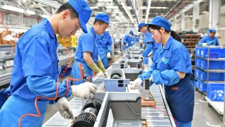 Official and private surveys showed China’s factory activity slowed in June 2023 as growth momentum stalls in the world’s second-largest economy.