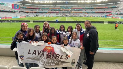 California girls soccer team at Women's World Cup to cheer on USWNT