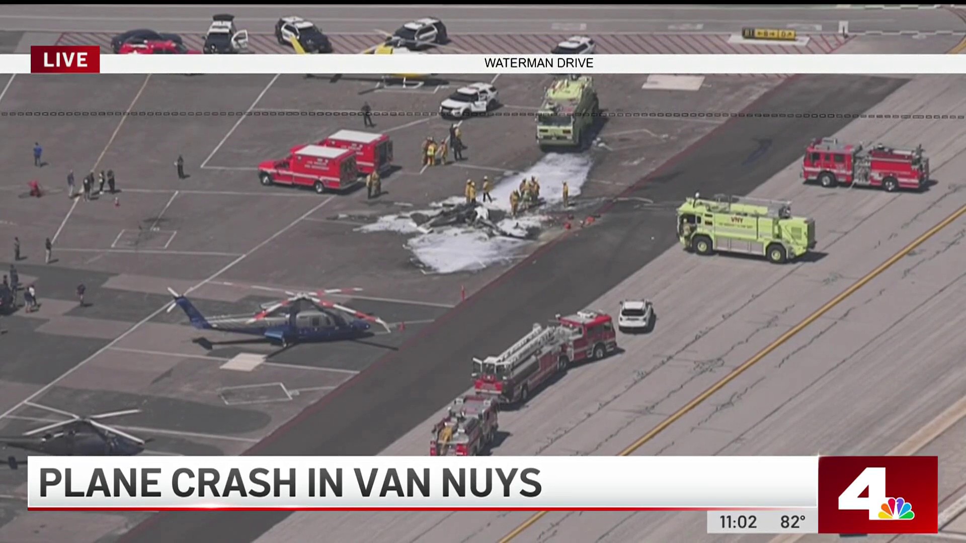 Plane Crashes At Van Nuys Airport – NBC Los Angeles