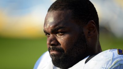 Former NFL player Michael Oher, subject of The Blind Side