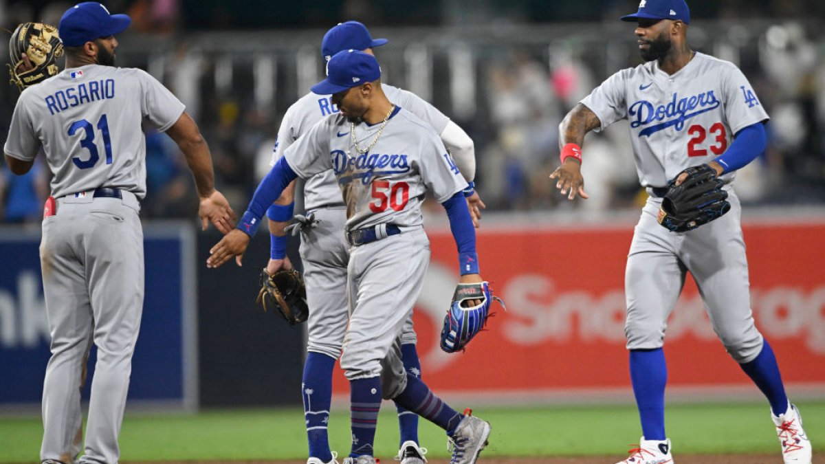 Taylor, Dodgers rally for 5 runs in the 8th to beat the Padres 10-5 –