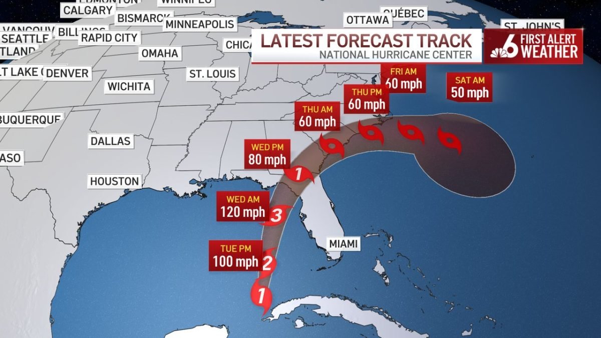 Idalia strengthens into a hurricane as it advances toward Florida – NBC Los Angeles - Vimarsana News