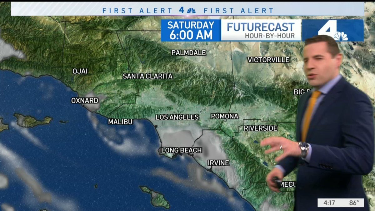 First Alert Forecast: Weekend Warmup – NBC Los Angeles