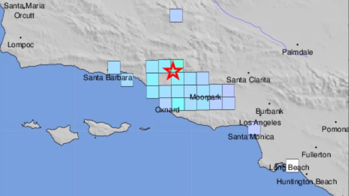 Magnitude-3.9 earthquake shakes Ojai area – NBC Los Angeles