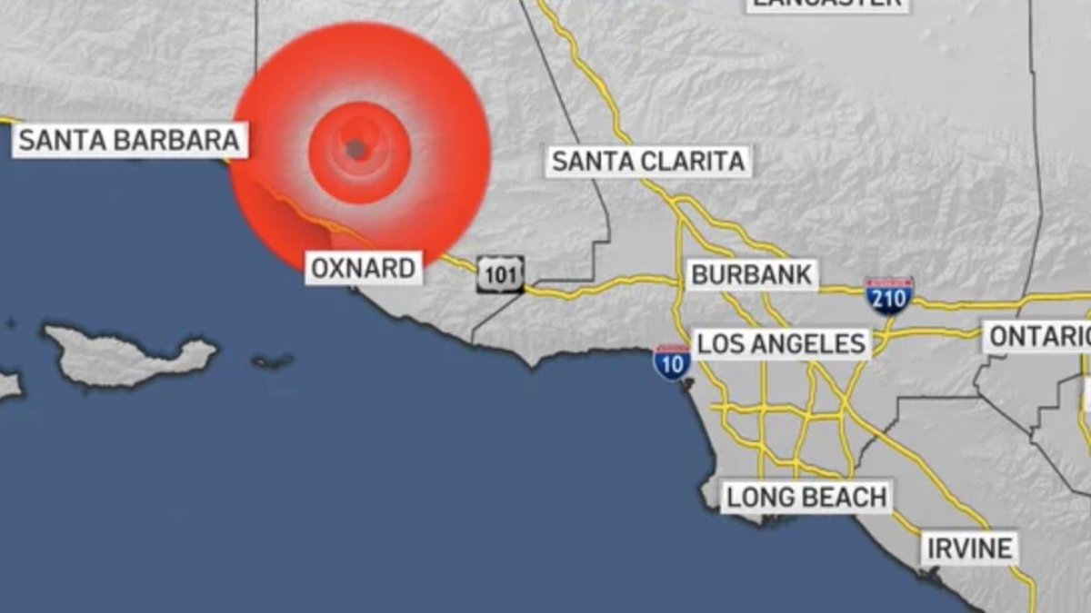 An earthquake in Ventura County startles Southern California on the same day the remnants of Hurricane Hilary moved through the Los Angeles area.