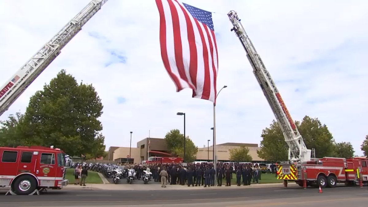 Procession honors Riverside County firefighters killed in helicopter ...