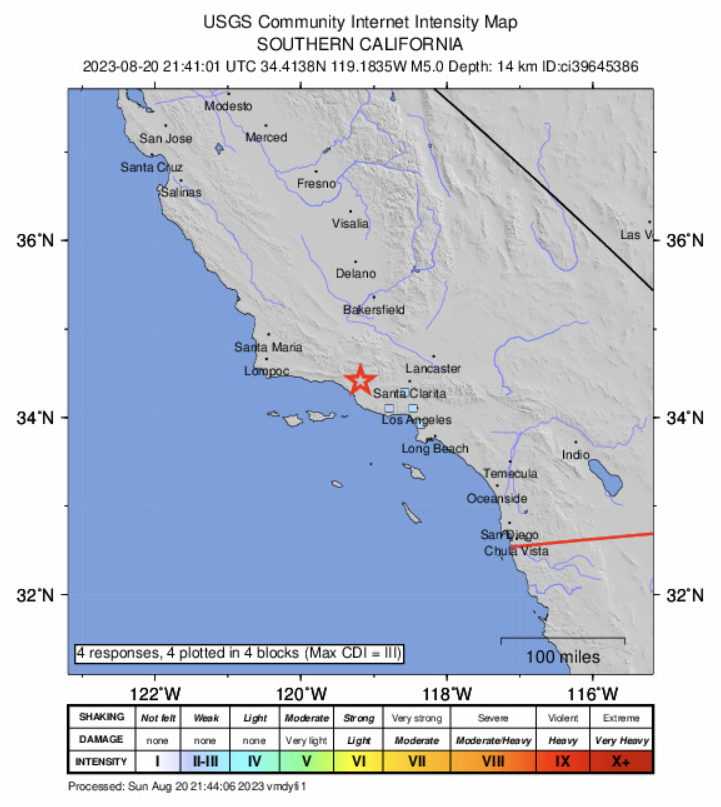 Terremoto ‘Hurriquake’ sacude partes del sur de California – Telemundo 52