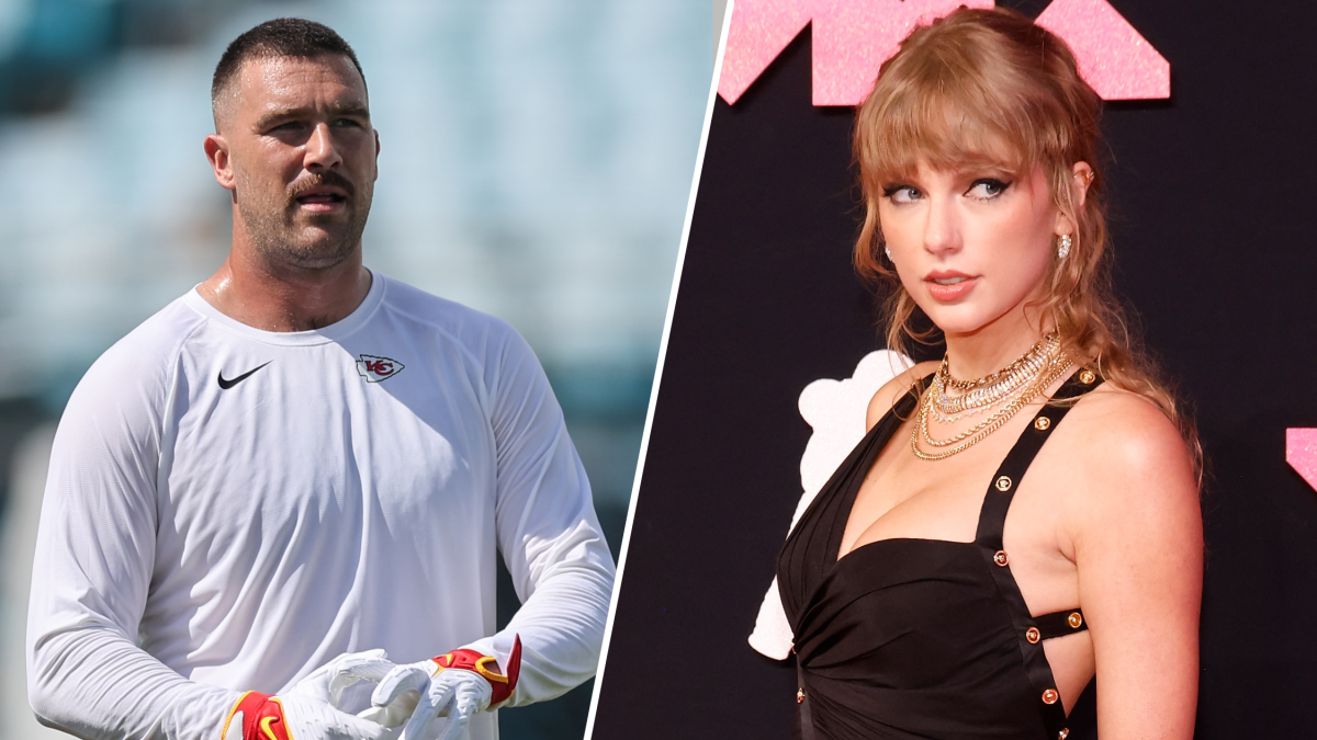 Taylor Swift-Travis Kelce romance rumors boost sales for KC Chiefs