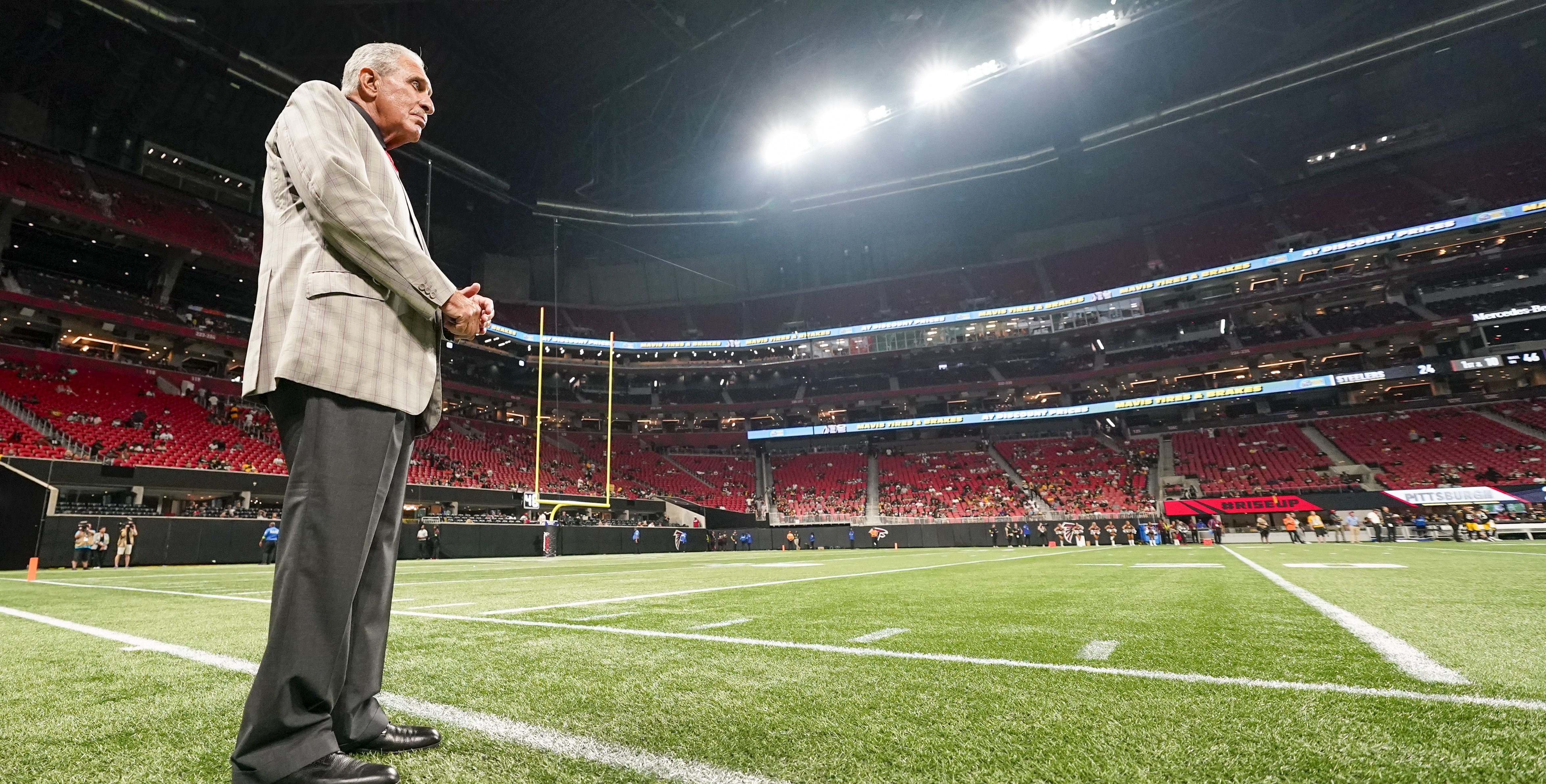 Atlanta Falcons owner Arthur Blank responds to Georgia's election