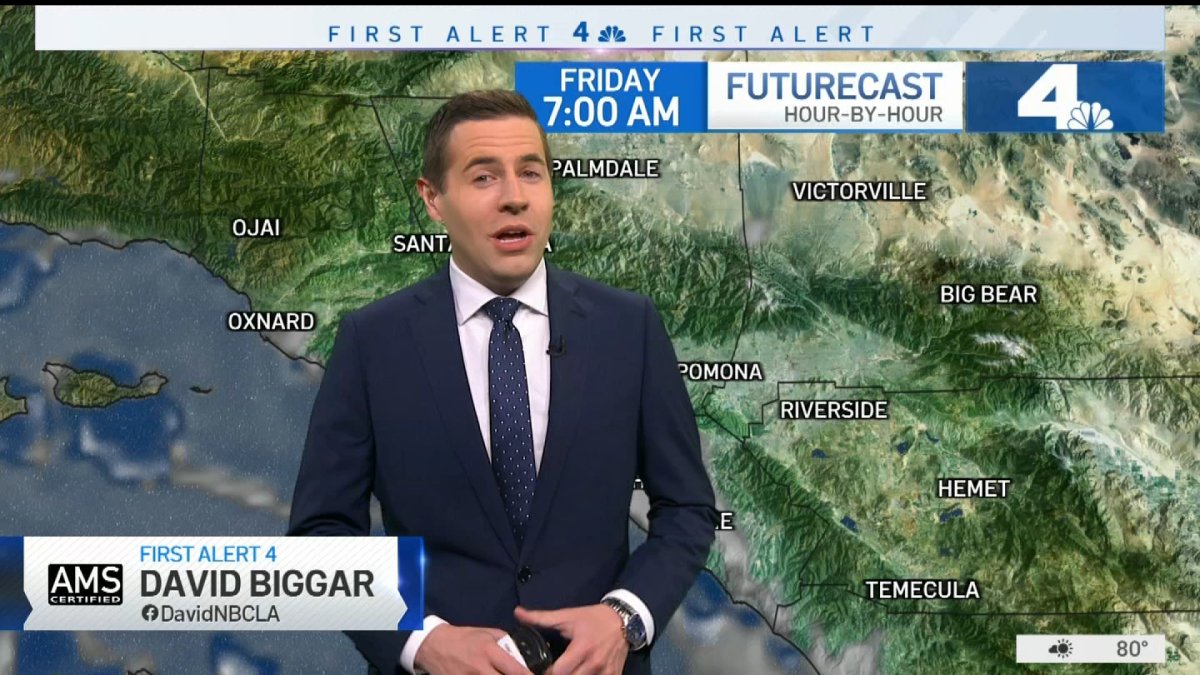 First Alert Forecast: Warming into the Weekend – NBC Los Angeles