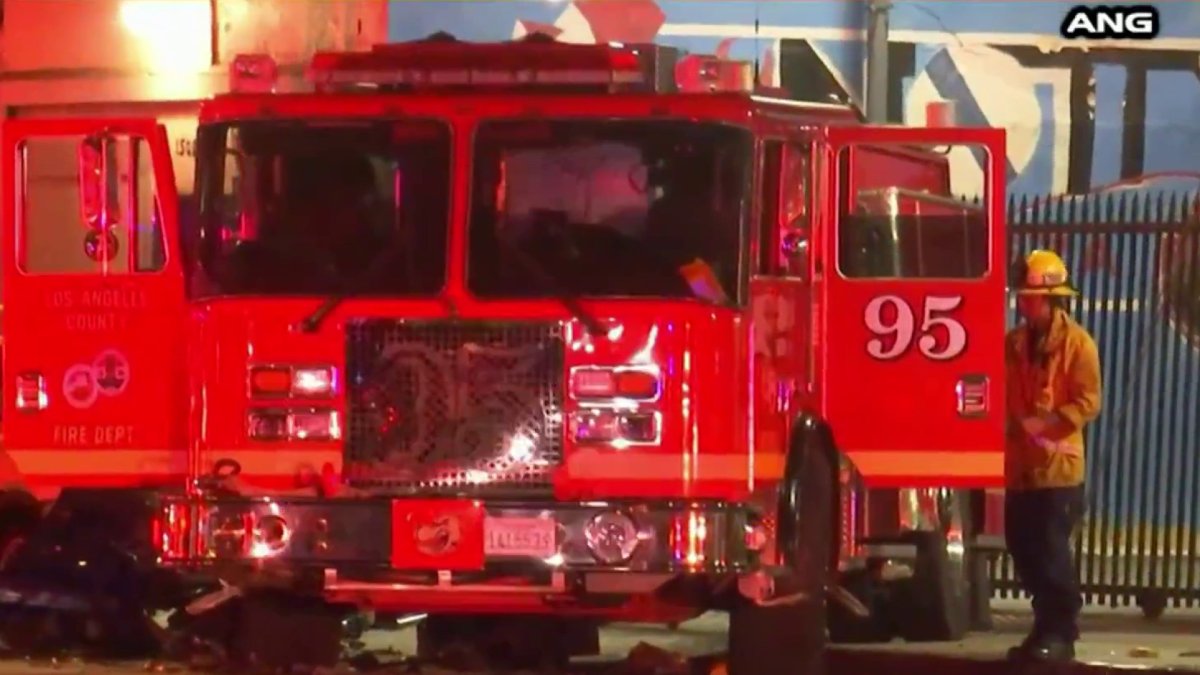 Man and woman killed in collision with LA County fire truck - Vimarsana News