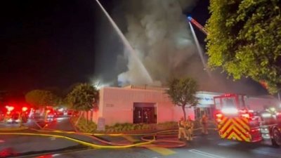Santa Ana fire damages commercial building – NBC Los Angeles