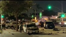 Stolen vehicle pursuit ends in grisly crash in South Gate 