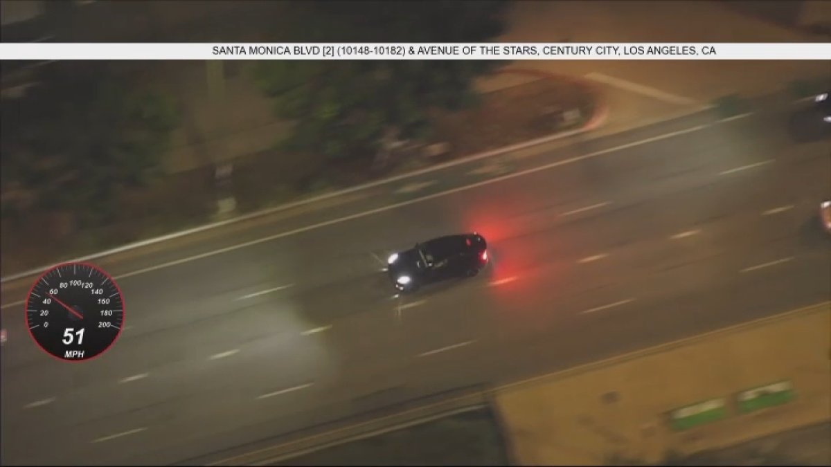 Car chase involving assault suspect ends in Beverly Hills – NBC Los Angeles