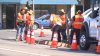 Long Beach installs protective barriers around shop that's endured car crashes