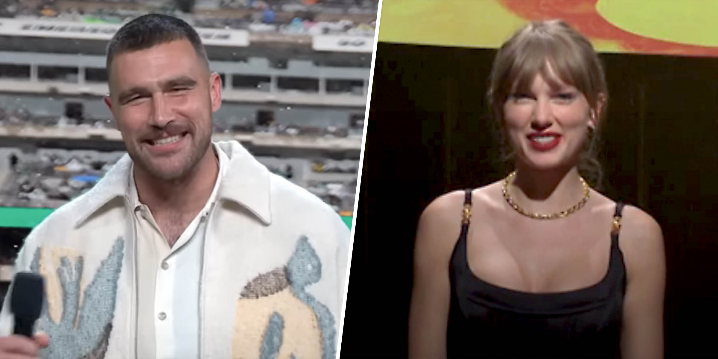 Travis Kelce Scores Touchdown as Taylor Swift Cheers Him on